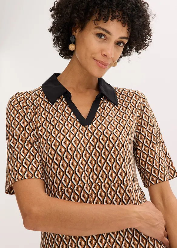 Robe polo midi, bonprix