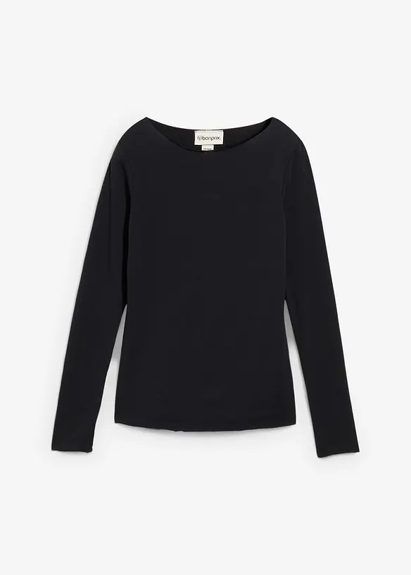 T-shirt manches longues en tissu léger, bonprix