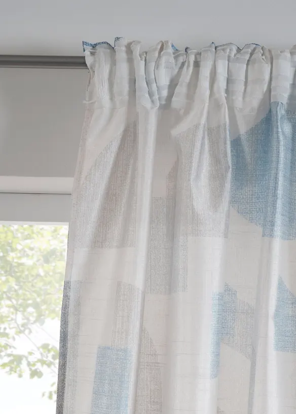 Rideau imprimé aspect soie (1 pce), bonprix