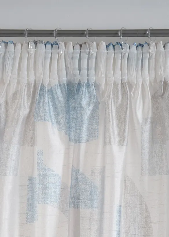 Rideau imprimé aspect soie (1 pce), bonprix