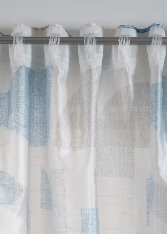 Rideau imprimé aspect soie (1 pce), bonprix