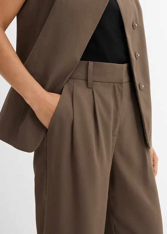 Pantalon à texture twill, bonprix