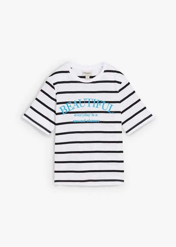 T-shirt ray&eacute; 100% coton, bonprix