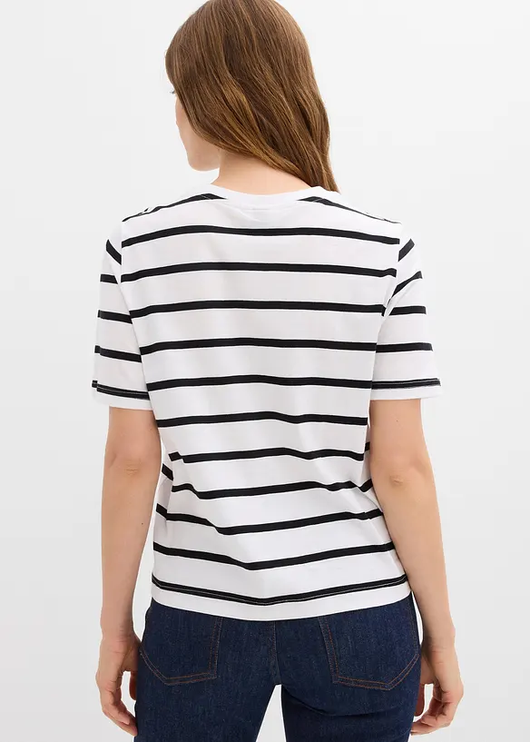 T-shirt ray&eacute; 100% coton, bonprix