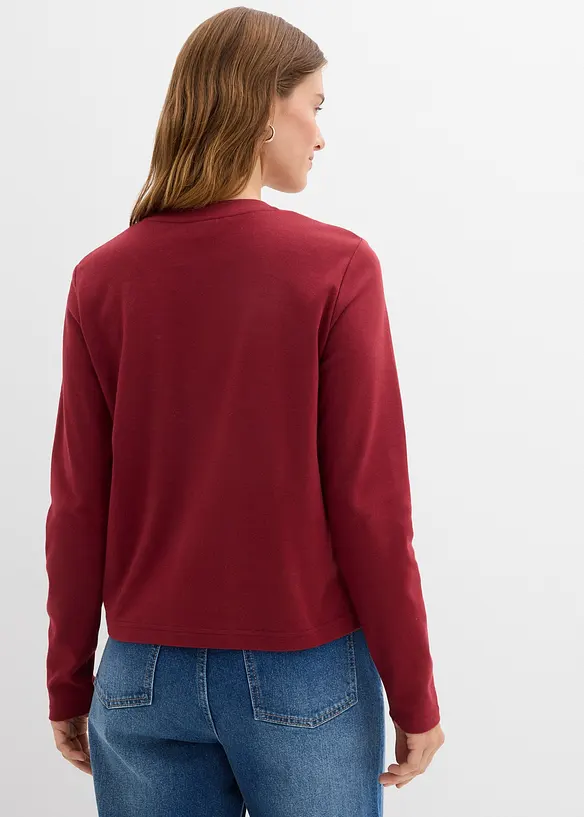 T-shirt manches longues 100% coton, bonprix