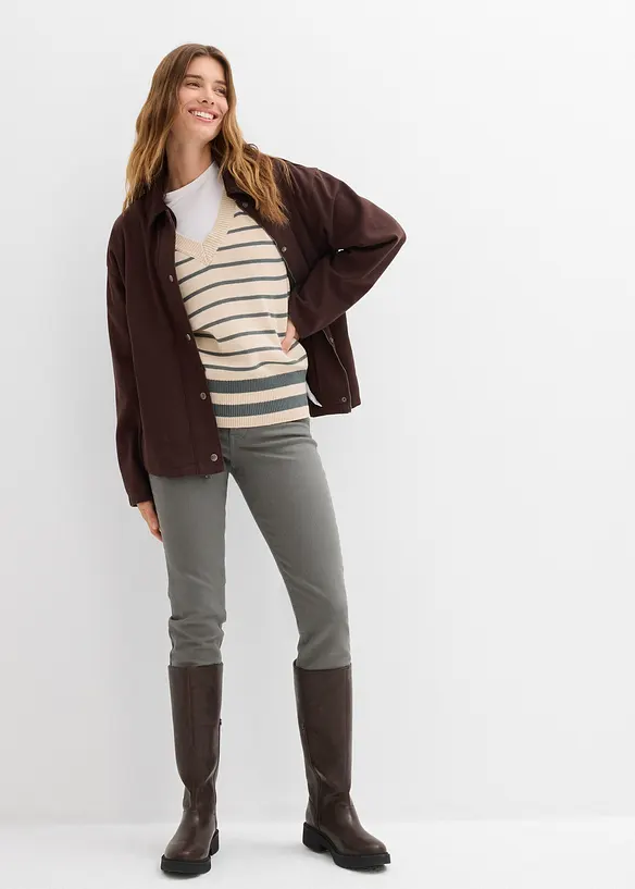 Pull en coton mélangé, bonprix