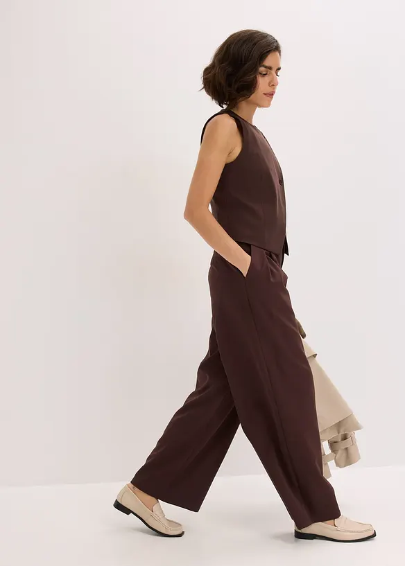 Gilet sans manches en viscose mélangée, bonprix