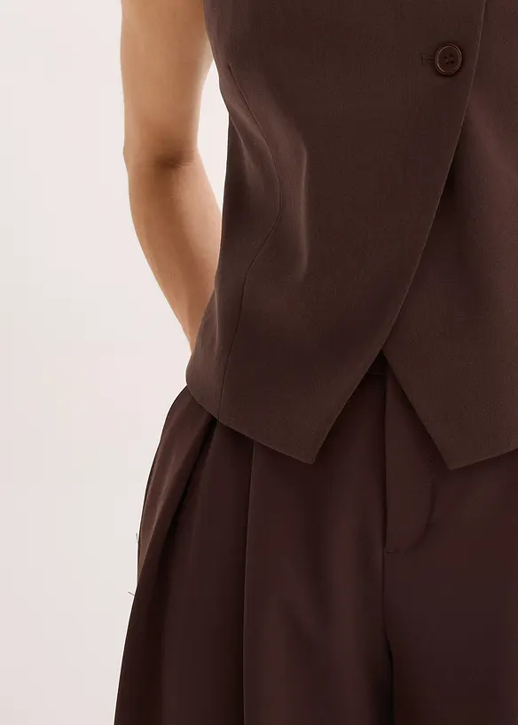 Gilet sans manches en viscose mélangée, bonprix