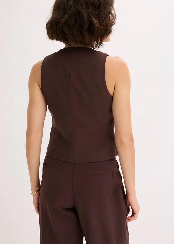 Gilet sans manches en viscose mélangée, bonprix