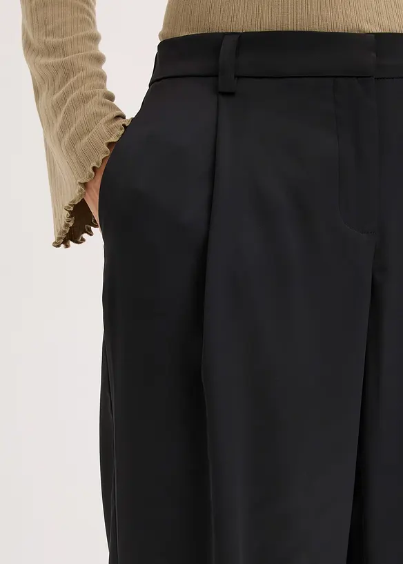 Pantalon de tailleur satiné, bonprix