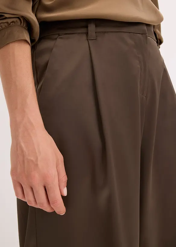 Pantalon de tailleur satiné, bonprix