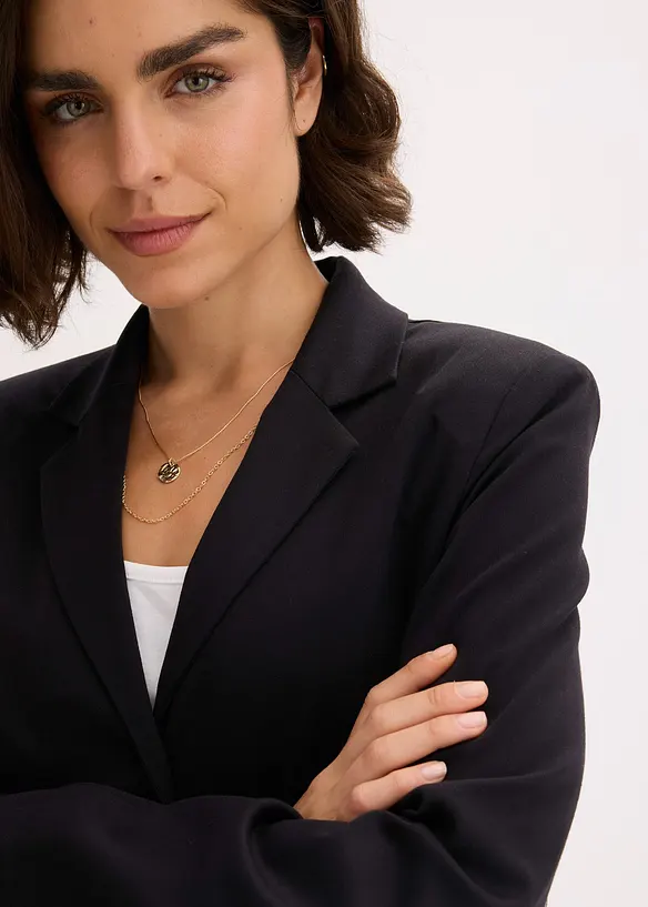 Blazer en viscose mélangée, bonprix