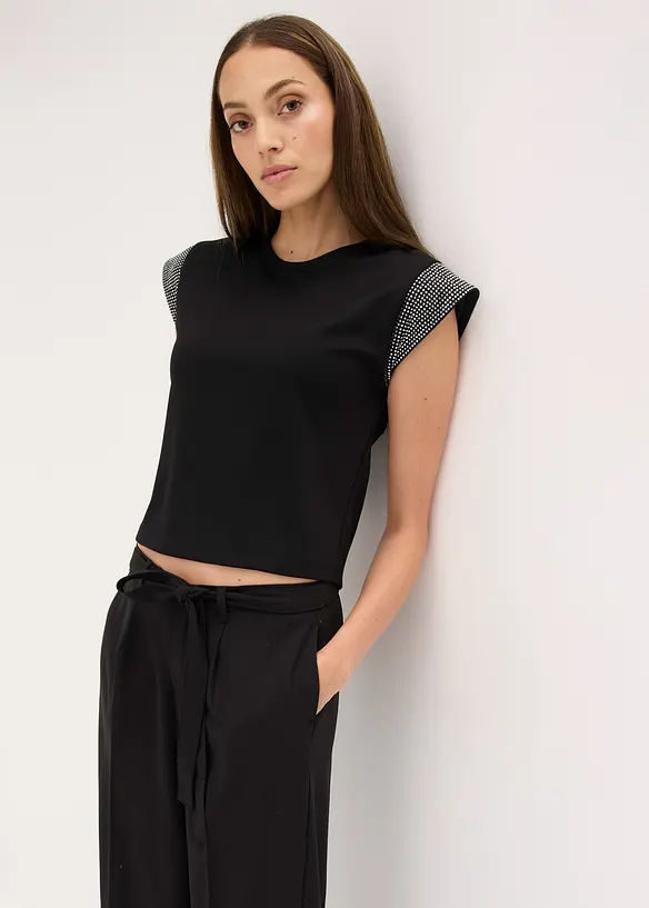 T-shirt à épaulettes, bonprix