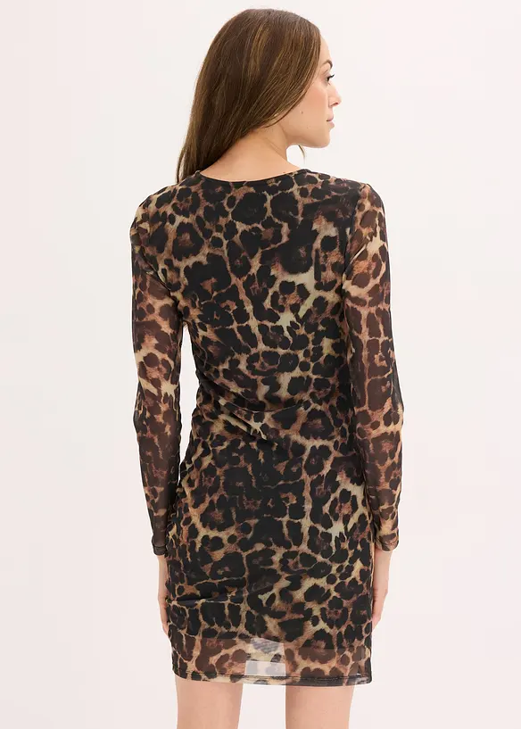 Robe courte &agrave; fronces, bonprix