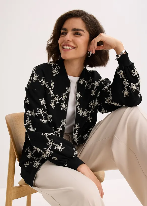 Blouson brodé, bonprix