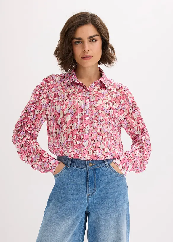 Chemisier à effet brillant, bonprix