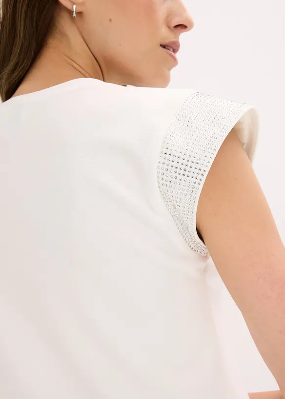 T-shirt &agrave; &eacute;paulettes, bonprix