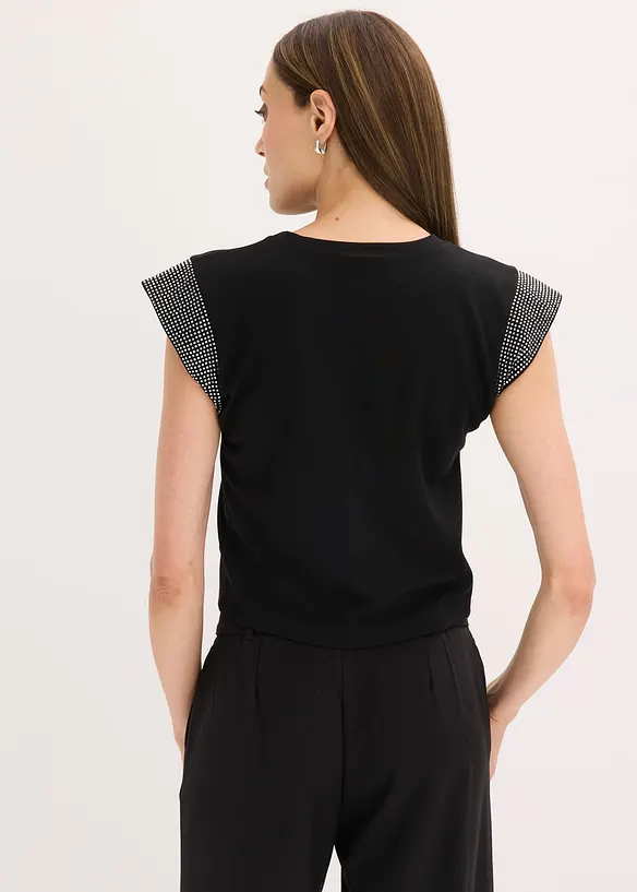 T-shirt à épaulettes, bonprix