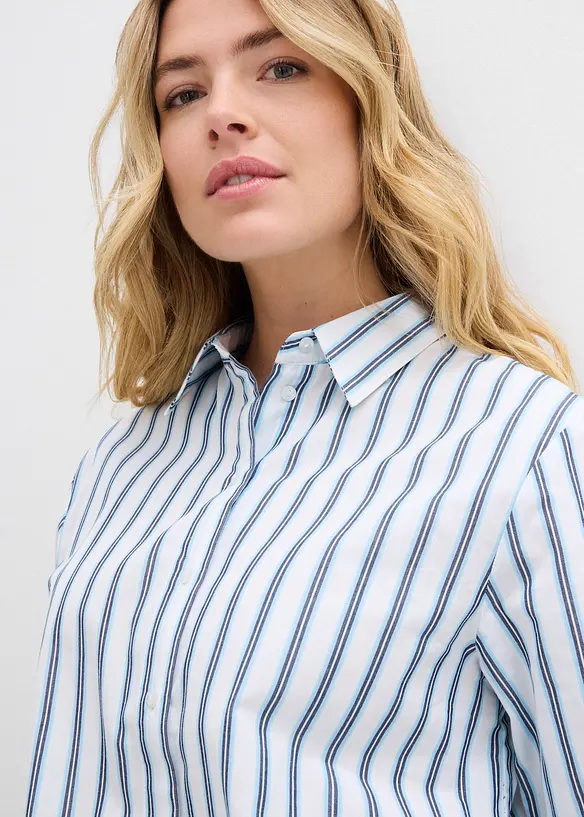 Chemisier oversize 100 % coton, bonprix