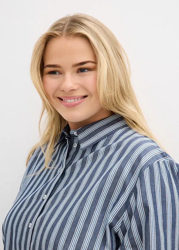 Chemisier oversize 100 % coton, bonprix