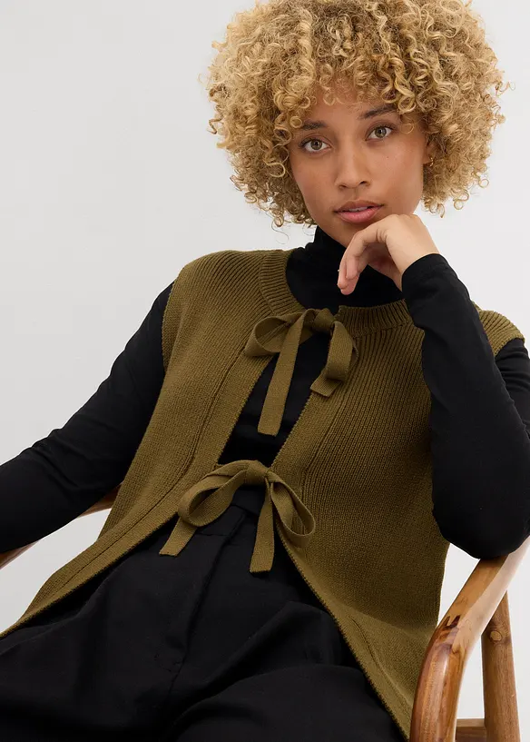 Gilet en maille, bonprix