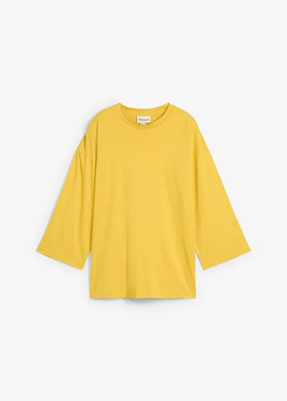 T-shirt coupe trap&egrave;ze avec soie, bonprix