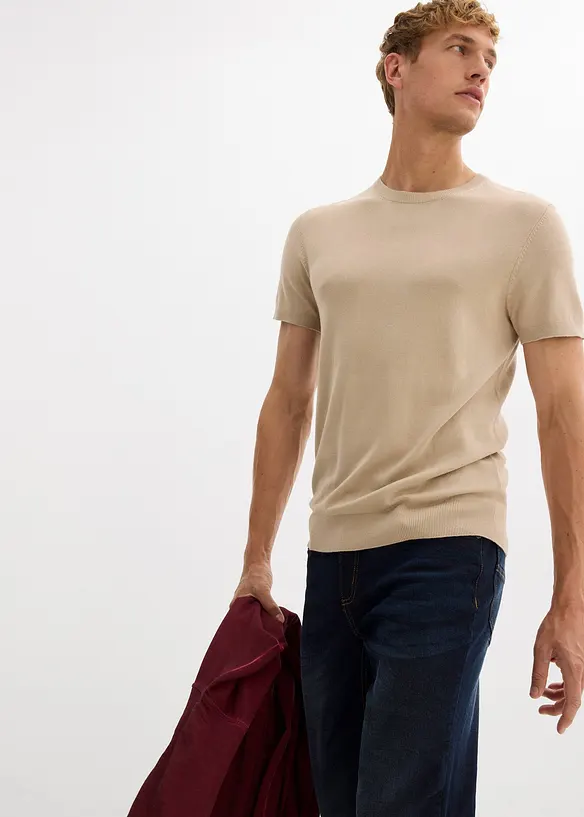 T-shirt en maille, bonprix