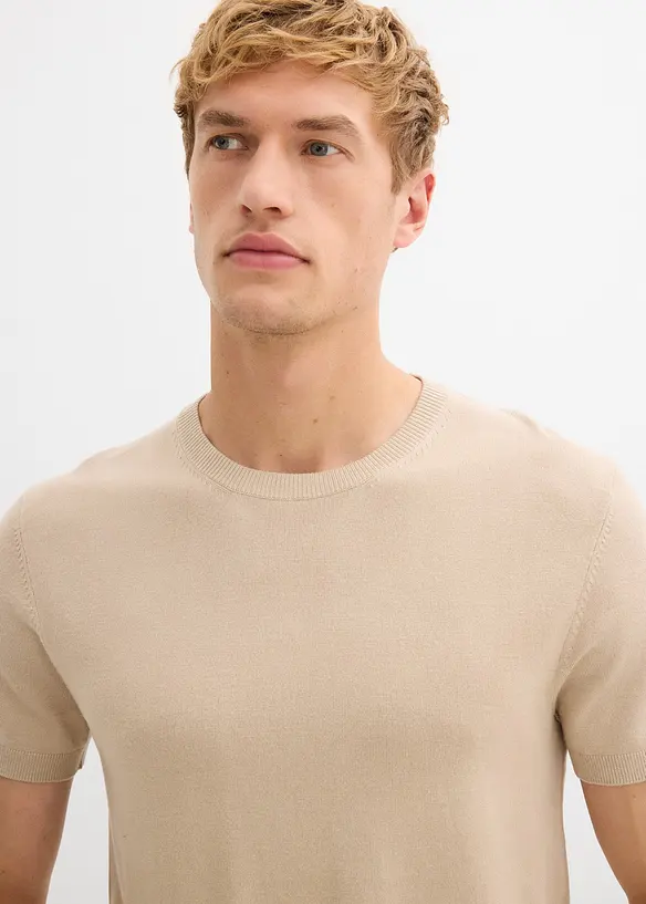 T-shirt en maille, bonprix