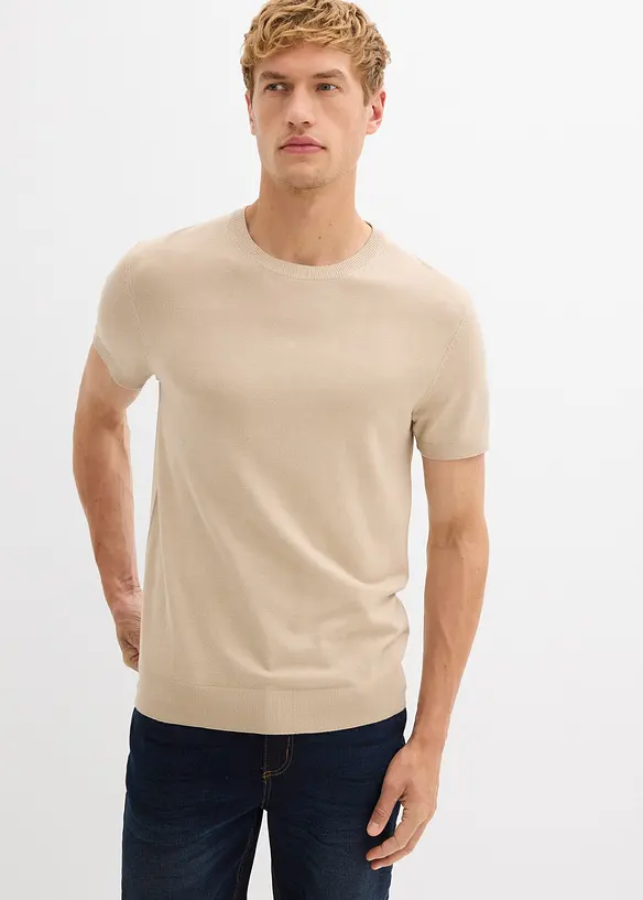 T-shirt en maille, bonprix