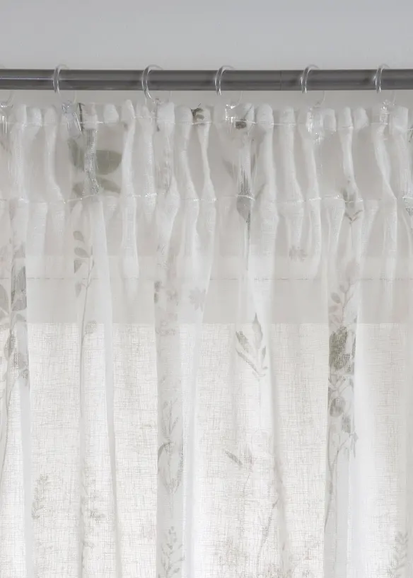 Voilage &agrave; imprim&eacute; floral (1 pce), bonprix