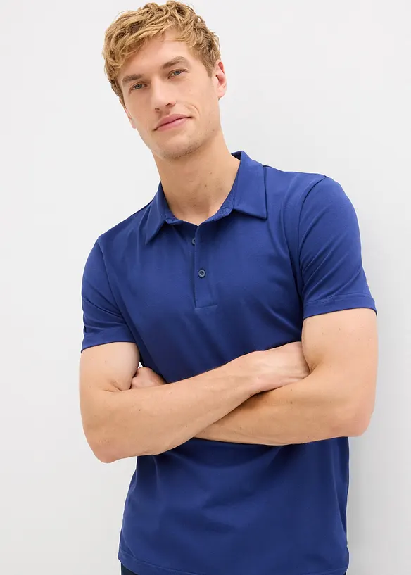 Polo en jersey slim, bonprix