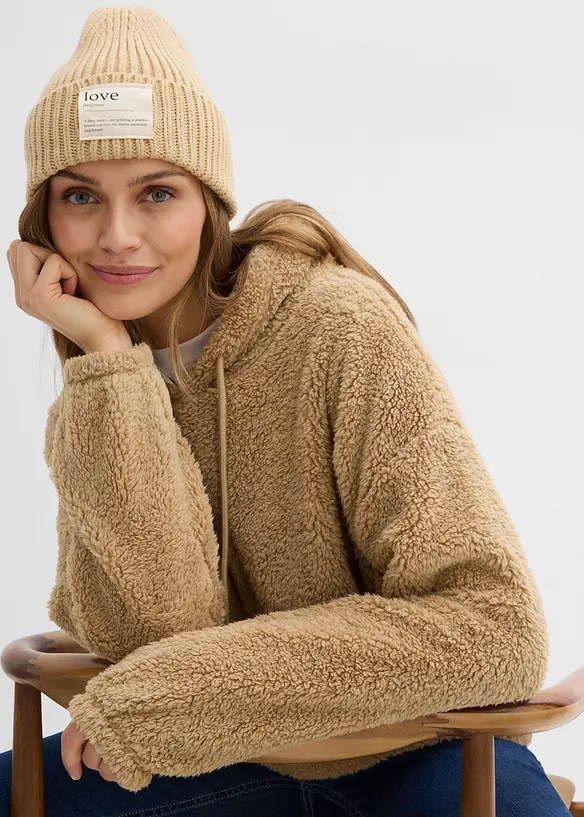 Polaire en maille peluche, bonprix