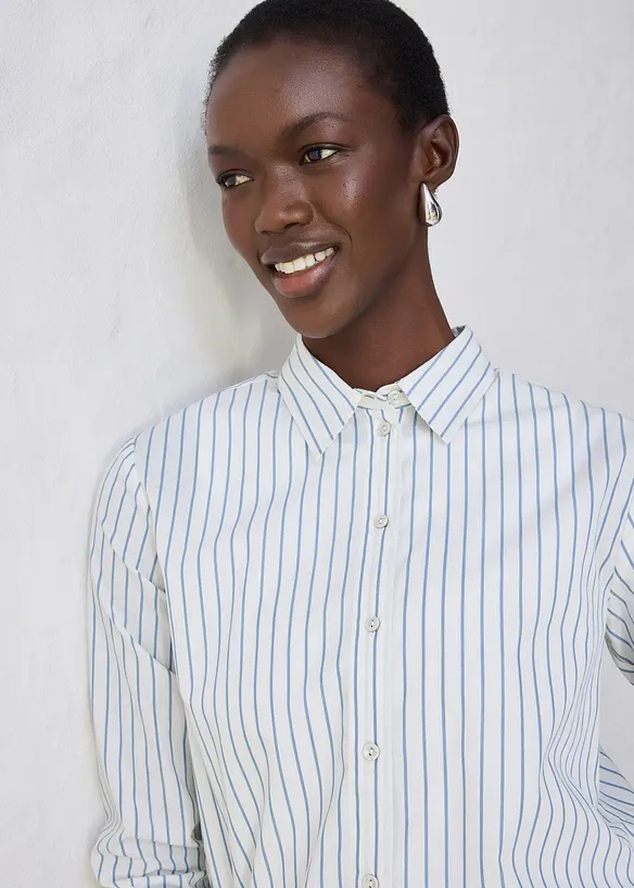 Chemisier coton et soie, bonprix