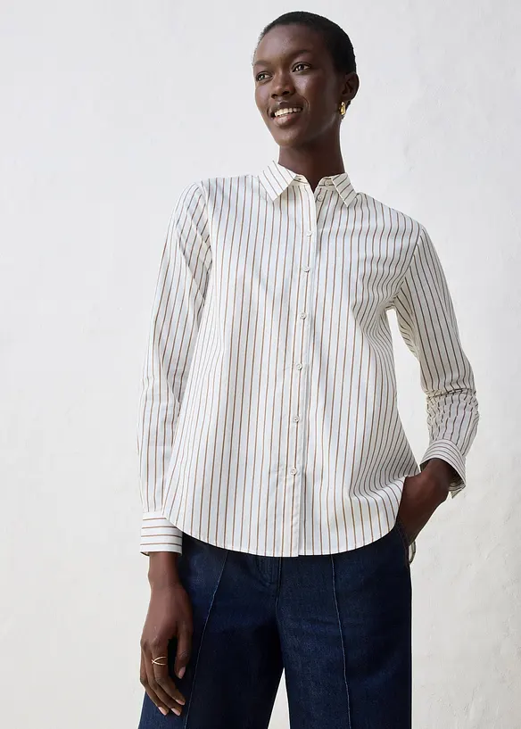 Chemisier coton et soie, bonprix