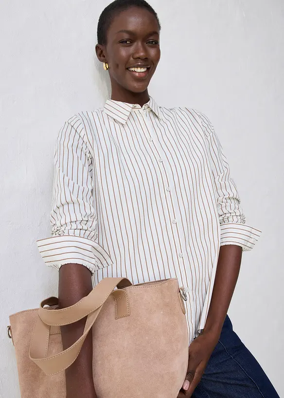 Chemisier coton et soie, bonprix