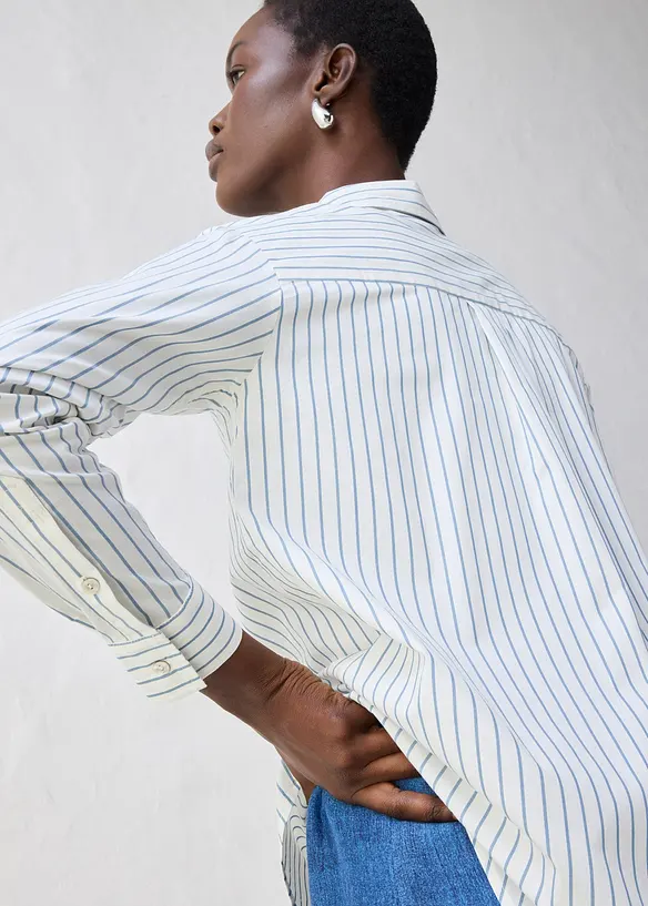 Chemisier coton et soie, bonprix