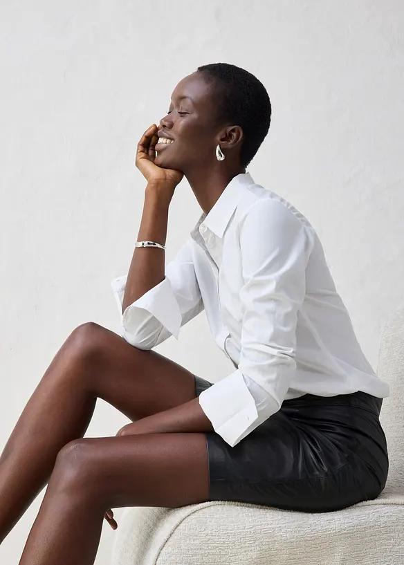 Chemisier en coton et soie, bonprix