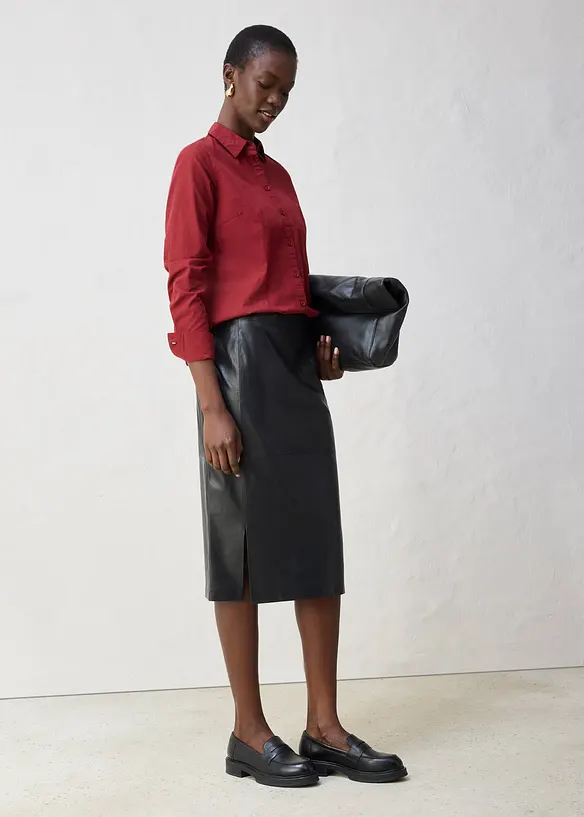 Chemisier en coton et soie, bonprix