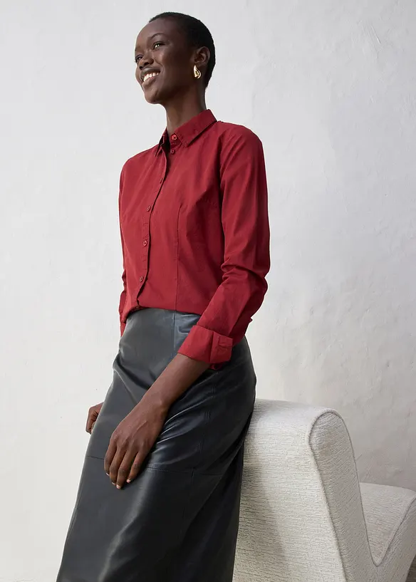 Chemisier en coton et soie, bonprix