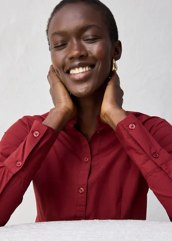 Chemisier en coton et soie, bonprix