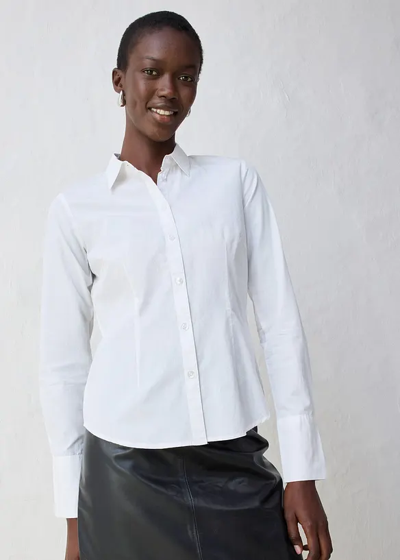 Chemisier en coton et soie, bonprix