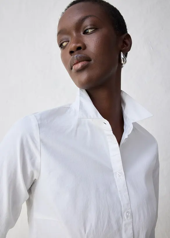 Chemisier en coton et soie, bonprix