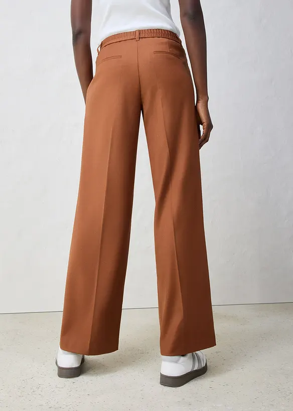 Pantalon à pinces en laine, bonprix