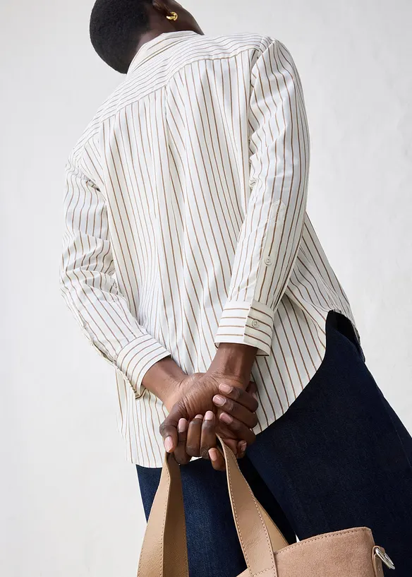 Chemisier coton et soie, bonprix