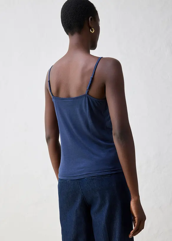 Top avec laine et dentelle, bonprix