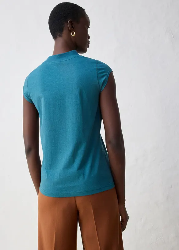 T-shirt avec soie, bonprix