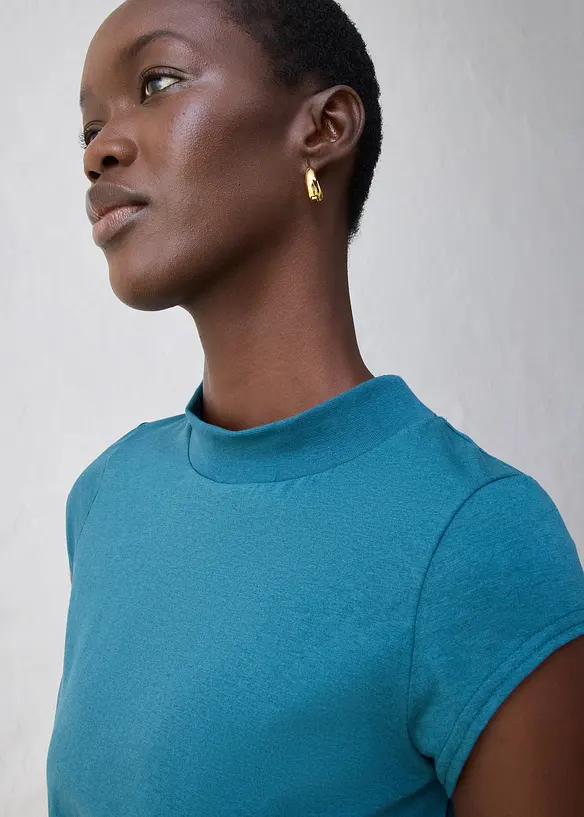 T-shirt avec soie, bonprix