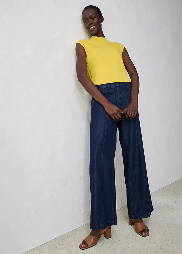 T-shirt avec soie, bonprix