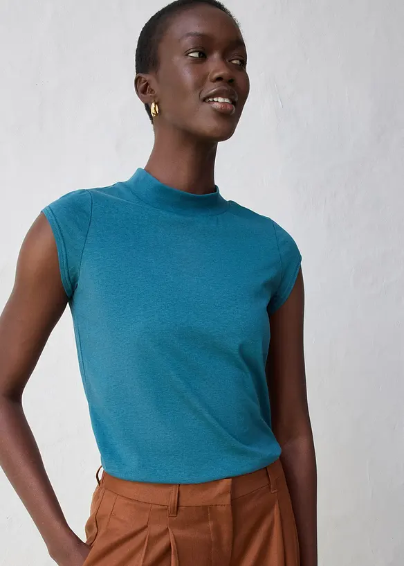 T-shirt avec soie, bonprix