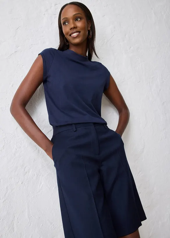 Jupe-culotte avec laine, bonprix